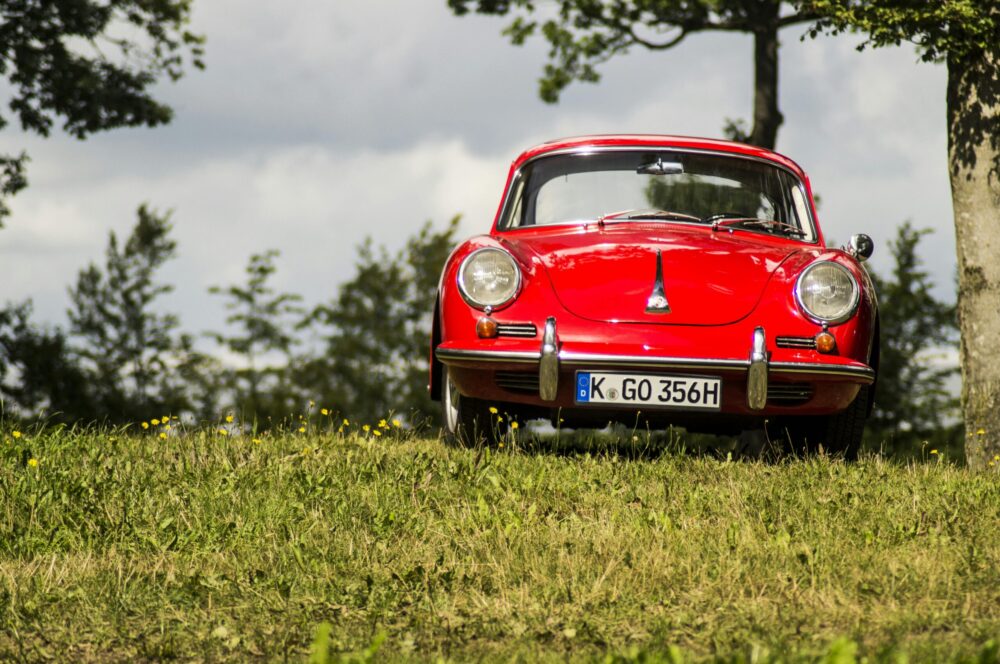 Oude porsche